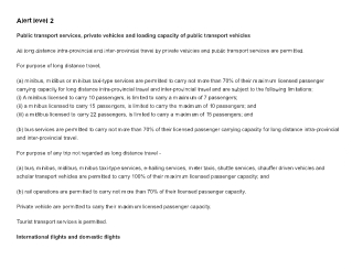 South Africa Observatory On Border Crossings Status Due To Covid 19 Unece Wiki